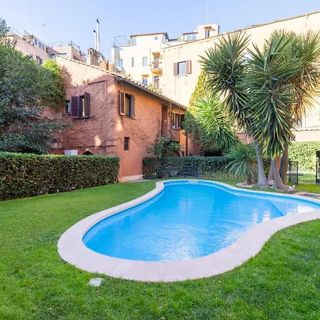 Eos Retreat In Trastevere With Pool Апартаменты Рим
