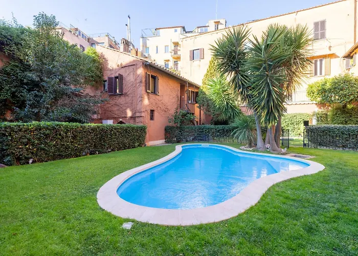Eos Retreat In Trastevere With Pool Appartement Rome